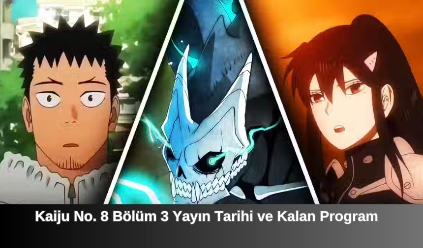 Kaiju No. 8 Bölüm 3 Yayın Tarihi ve Kalan Program