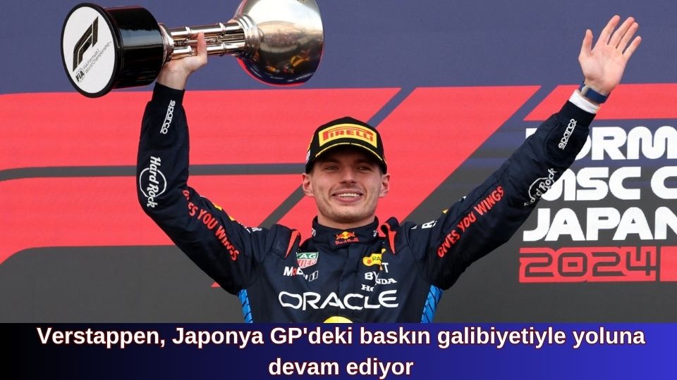 Verstappen, Japonya GP’deki baskın galibiyetiyle yoluna devam ediyor