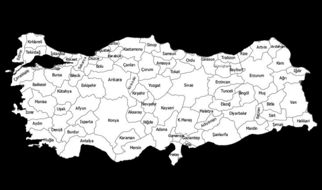 Türkiye’nin En Uzun İsimli İlleri ve İlçeleri Türkiye, coğrafyası ve